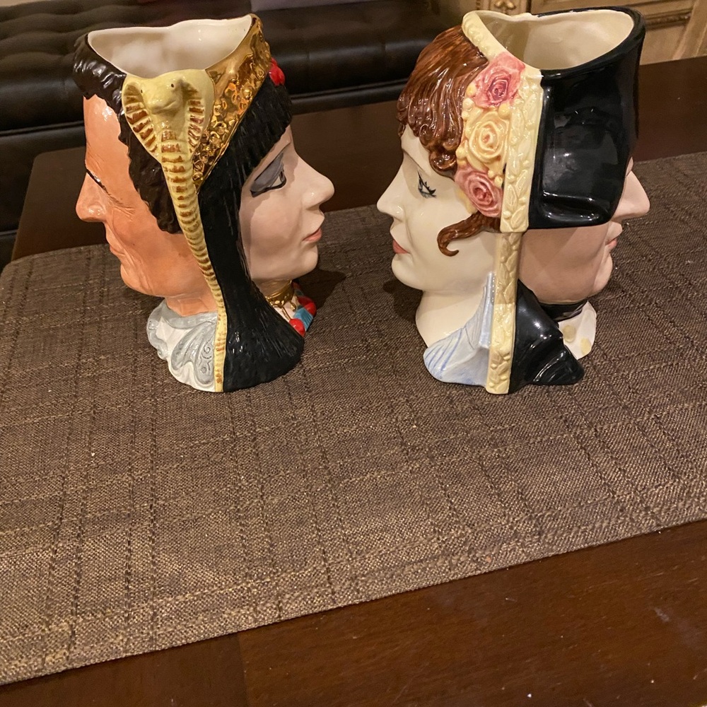 Ceramic Historical Figure Head mugs - royal Doulton napoleon
